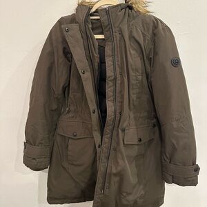 Michael Kors Olive Green Parka